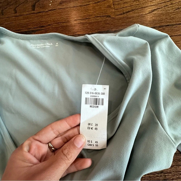 Abercrombie & Fitch Soft A&F Collection Wrap Body Suit Size Medium NWT - Picture 5 of 6